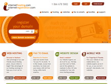 Tablet Screenshot of internethosting.com